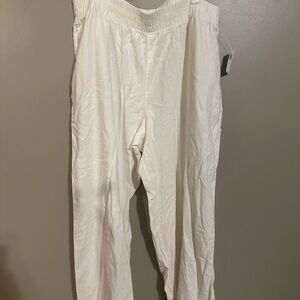 Old Navy White Wide Leg Pants